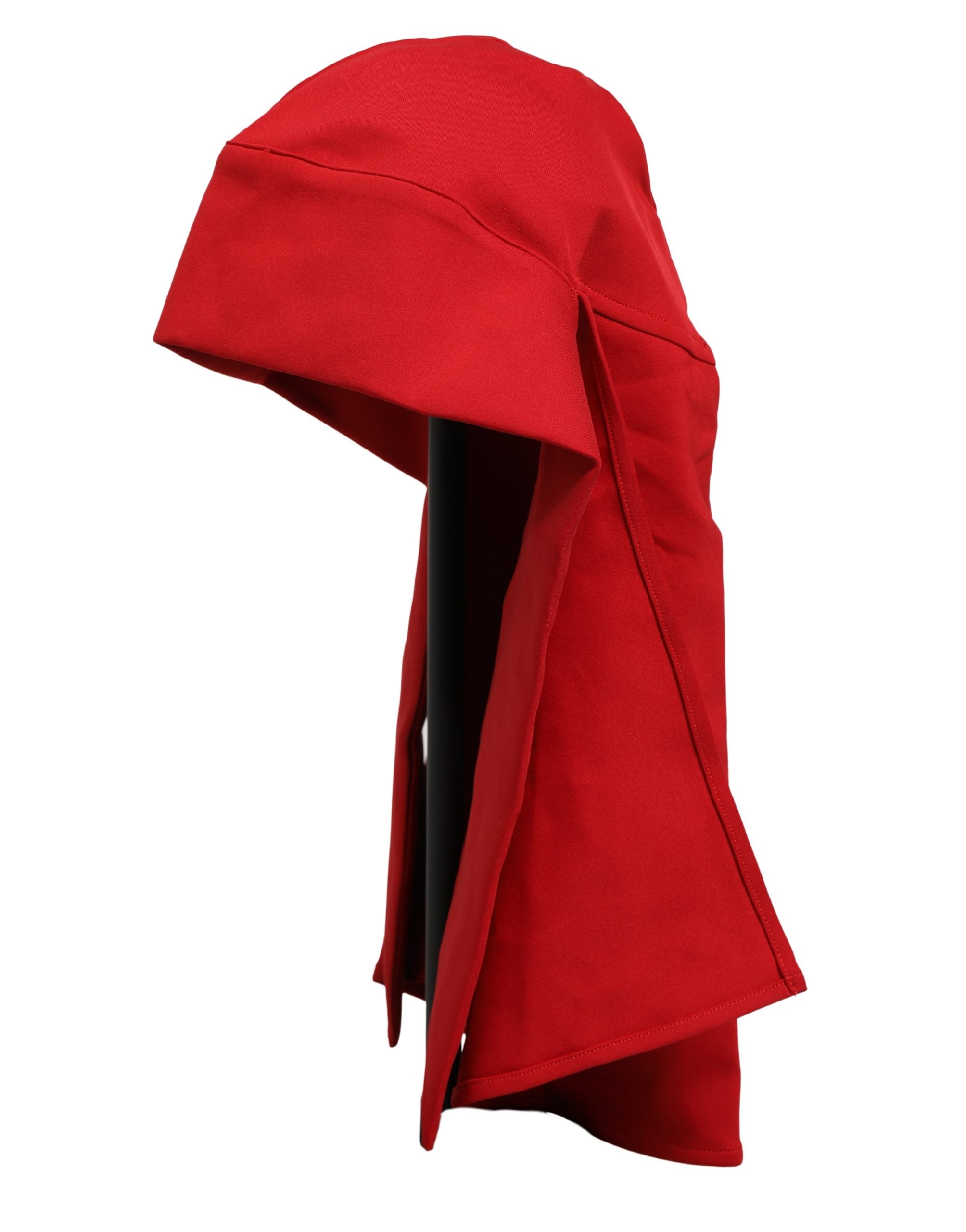 Dolce & Gabbana Women Red Polyester Whole Head Wrap Capello Hat Dolce & Gabbana