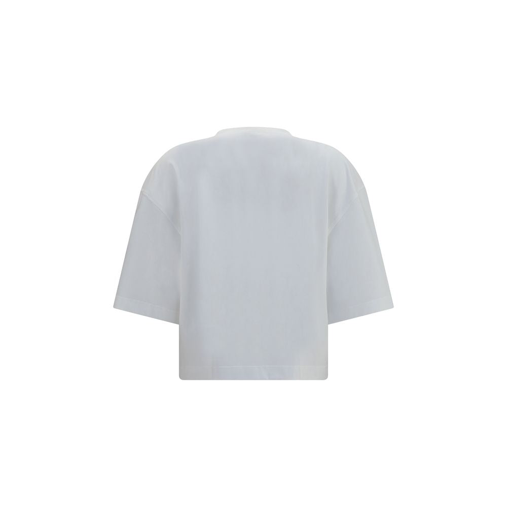 Brunello Cucinelli White Cotton T-Shirt Brunello Cucinelli