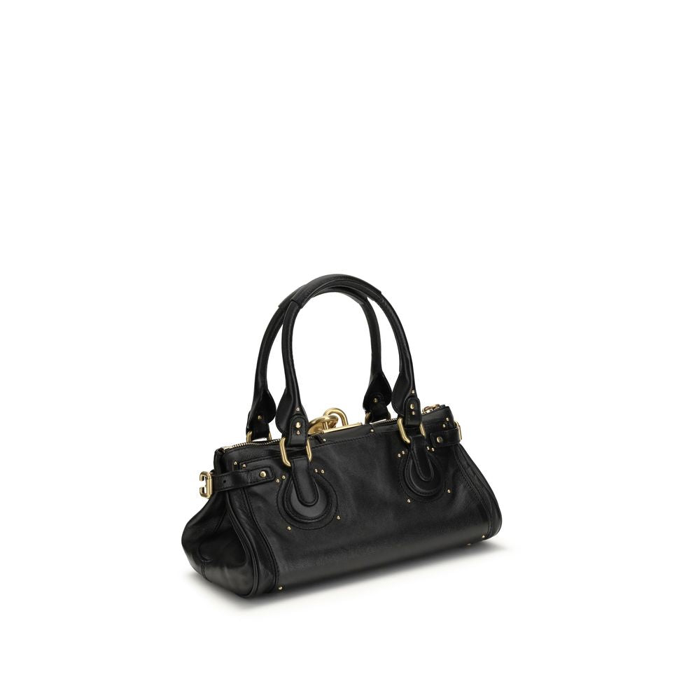 Chloé Black Buffalo Leather Shoulder Bag Chloé