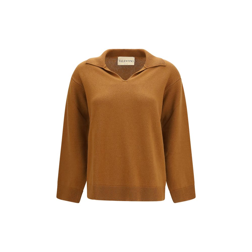 Valentino Brown Cashmere Sweater Valentino