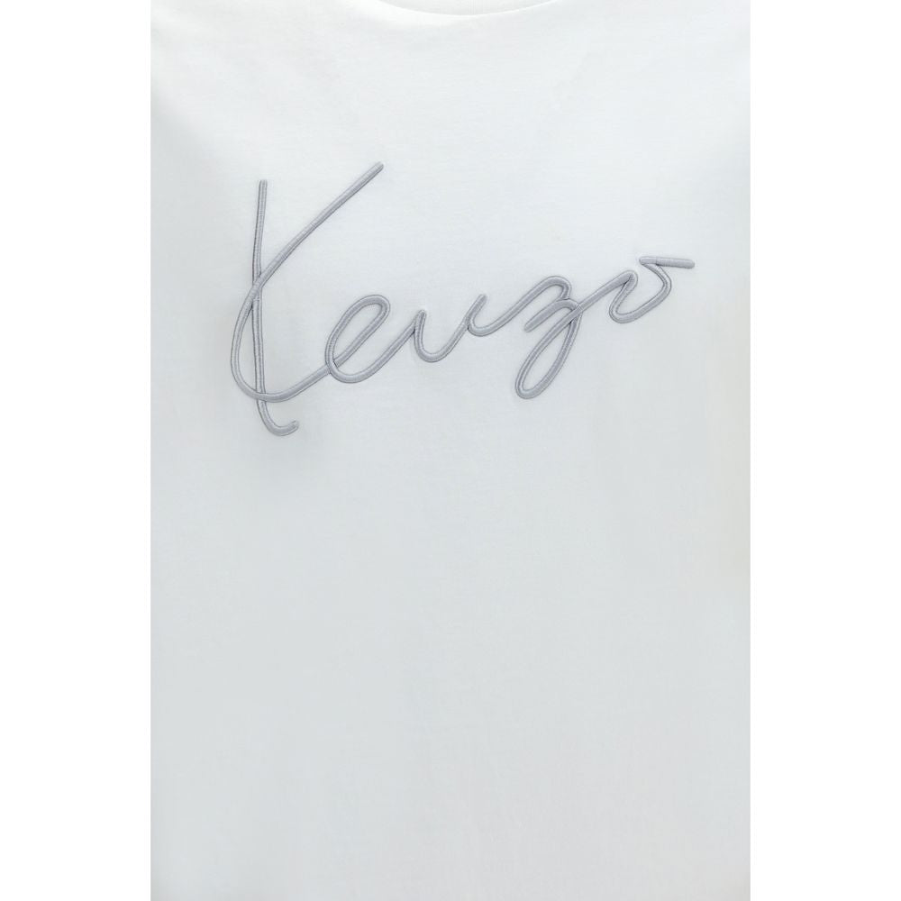Kenzo White Cotton T-Shirt Kenzo