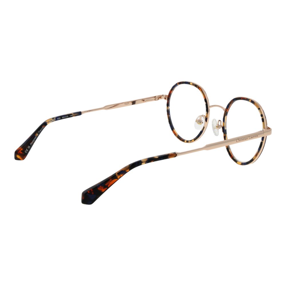 Christian Lacroix Gold Metal & Plastic Glasses (Frames) Christian Lacroix
