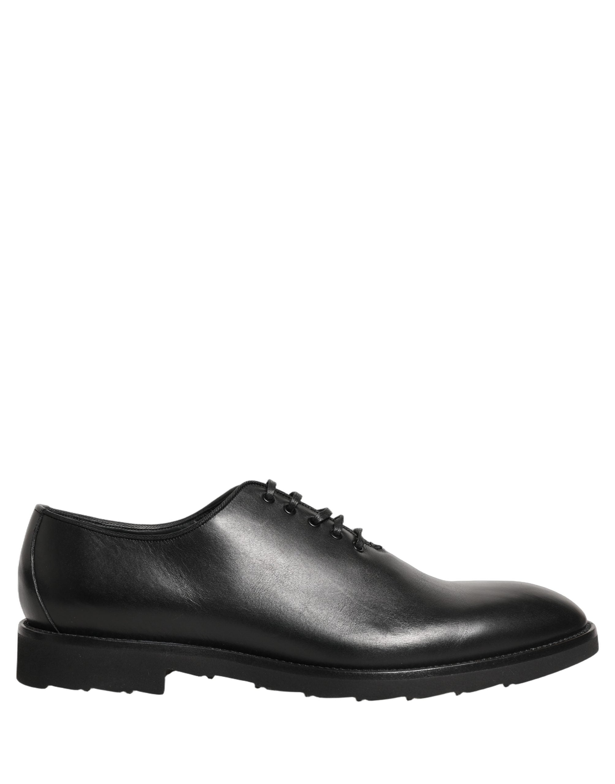 Dolce & Gabbana Black Leather Men Oxford Dress Formal Shoes Dolce & Gabbana