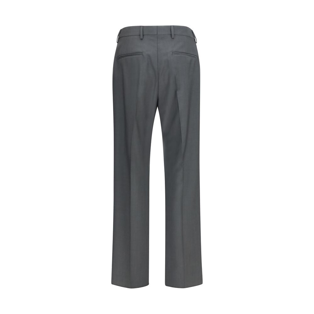Valentino Gray Wool Oves Aries Dress Pants Valentino