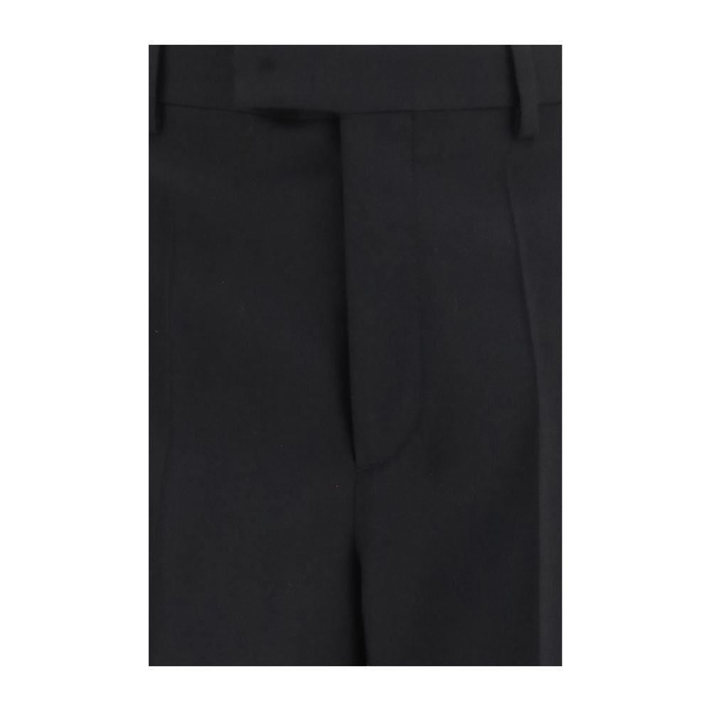 Valentino Garavani Black Wool Oves Aries Dress Pants Valentino Garavani