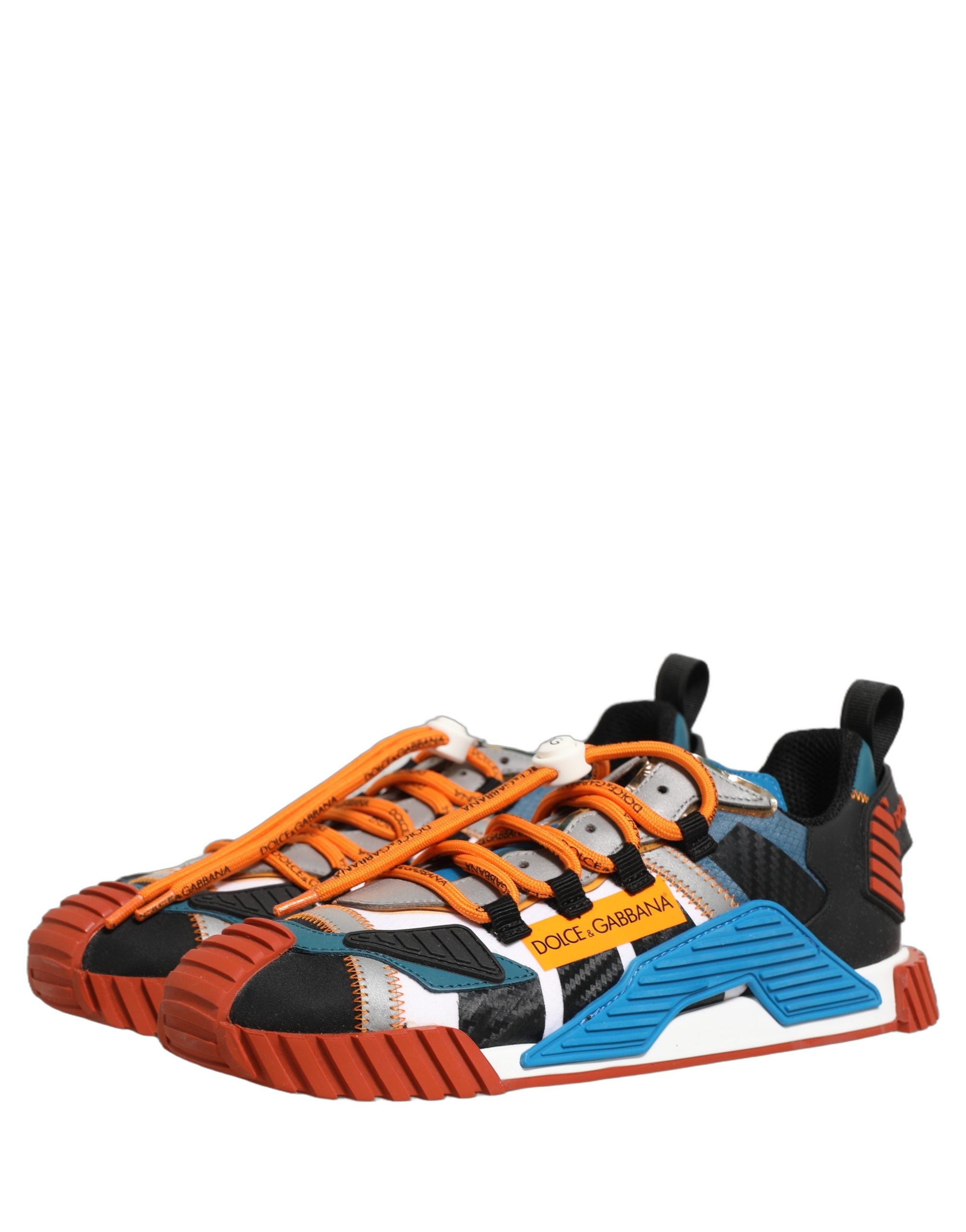 Dolce & Gabbana Multicolor Low Top NS1 Men Sneakers Shoes Dolce & Gabbana