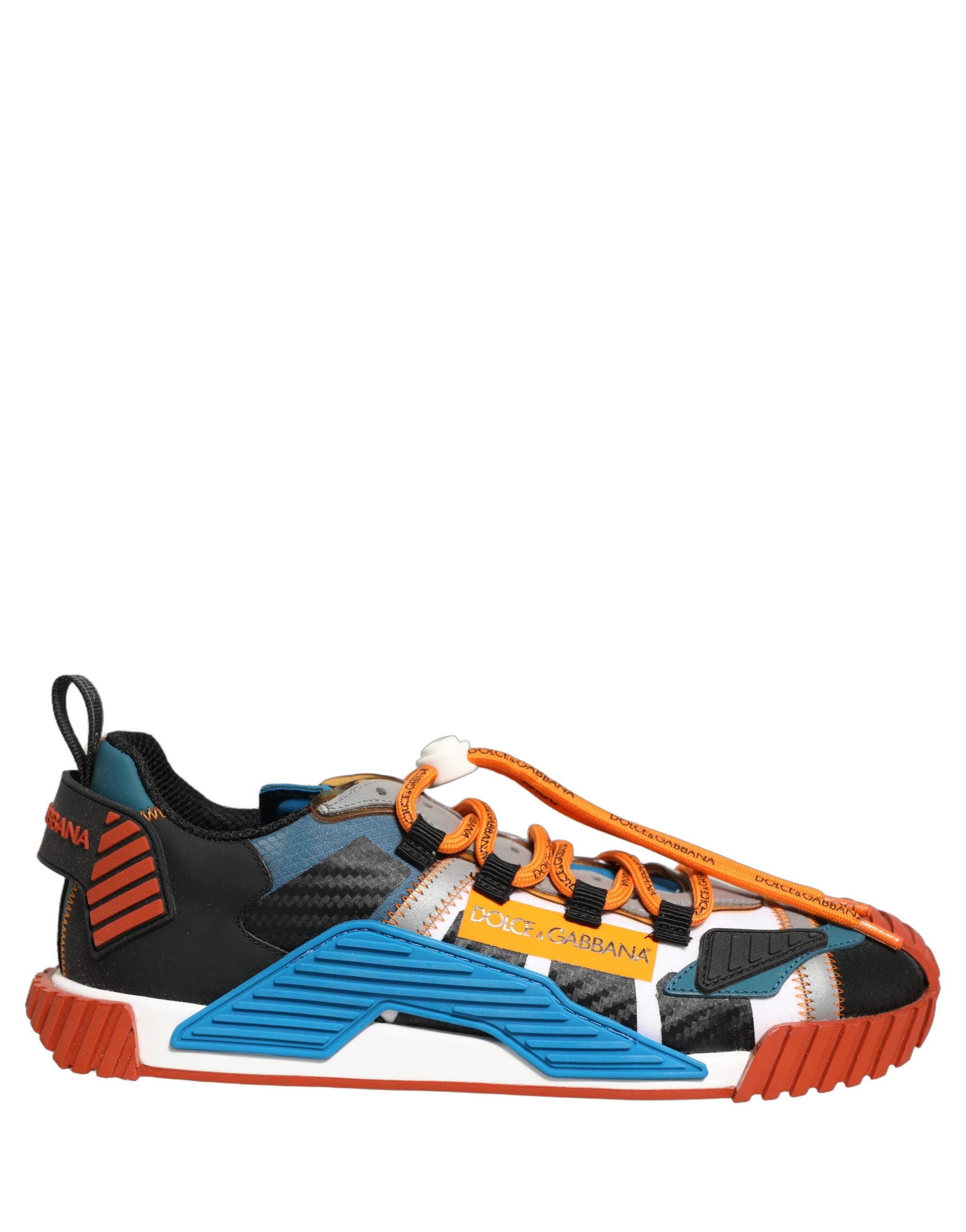 Dolce & Gabbana Multicolor Low Top NS1 Men Sneakers Shoes Dolce & Gabbana