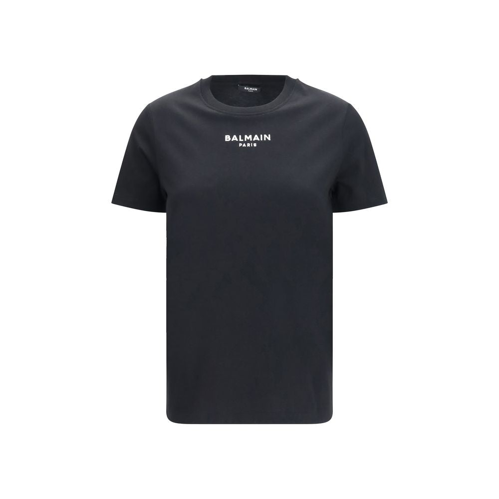 Balmain Black Cotton T-Shirt Balmain
