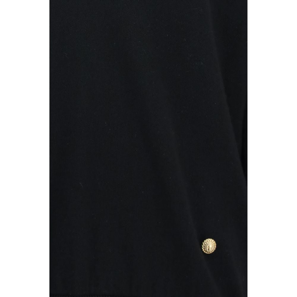 Balmain Black Wool Oves Aries Sweatshirt Balmain
