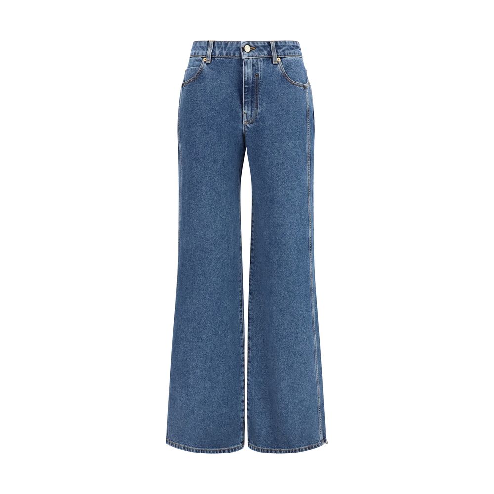 Balmain Blue Cotton Jeans Denim Balmain