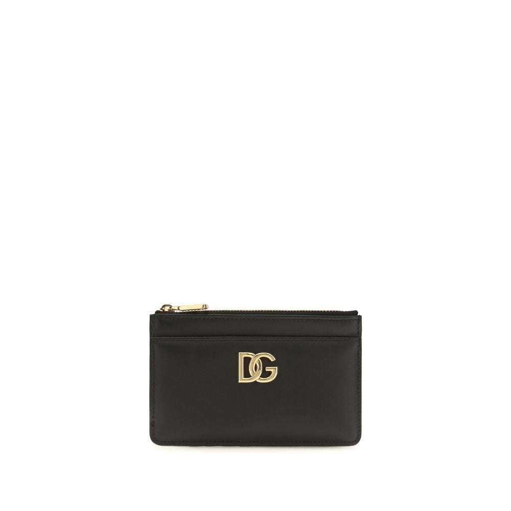 Dolce & Gabbana Black Calf Leather Bos Taurus Wallet Dolce & Gabbana