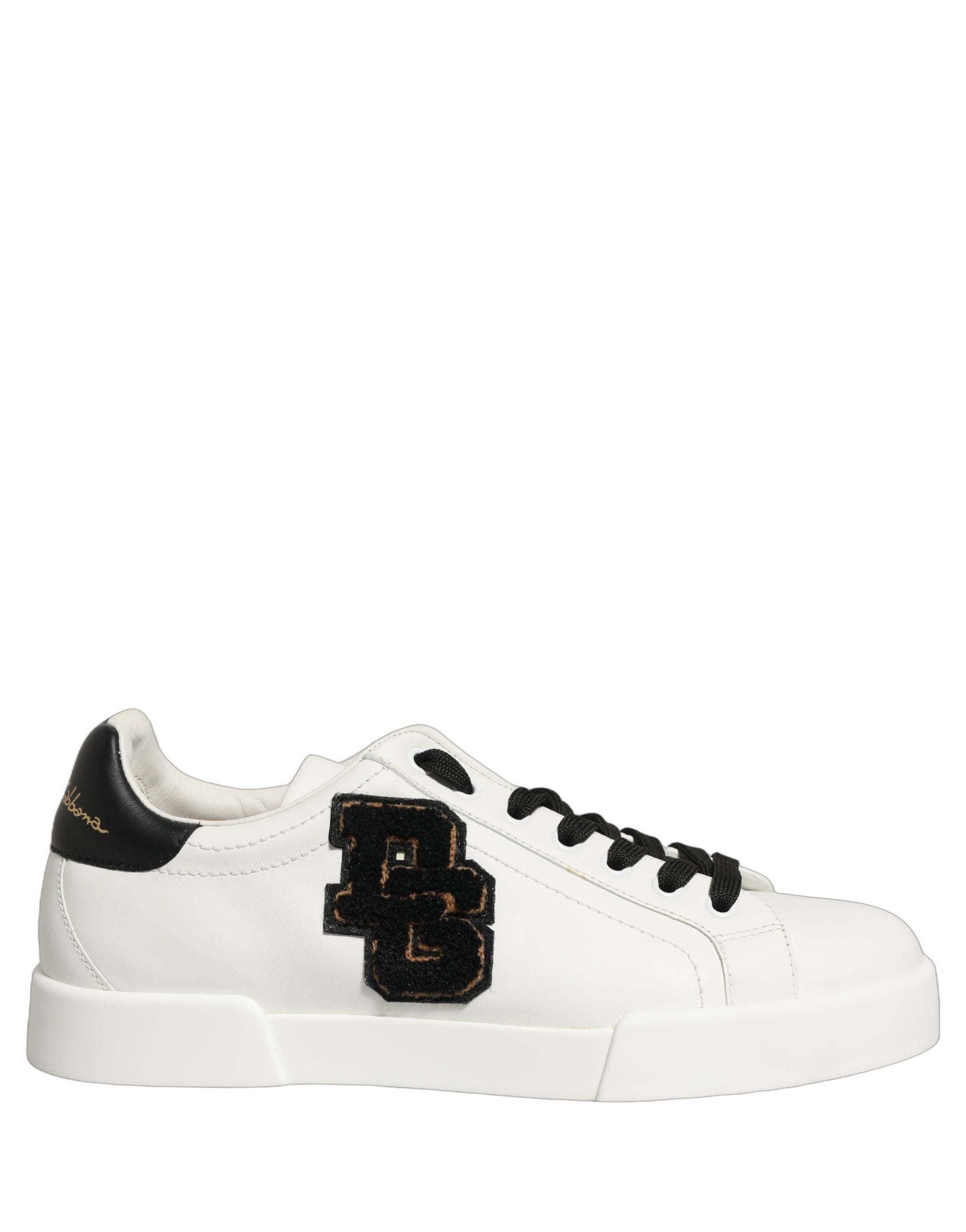 Dolce & Gabbana White Leather DG Logo Low Top Sneakers Shoes Dolce & Gabbana