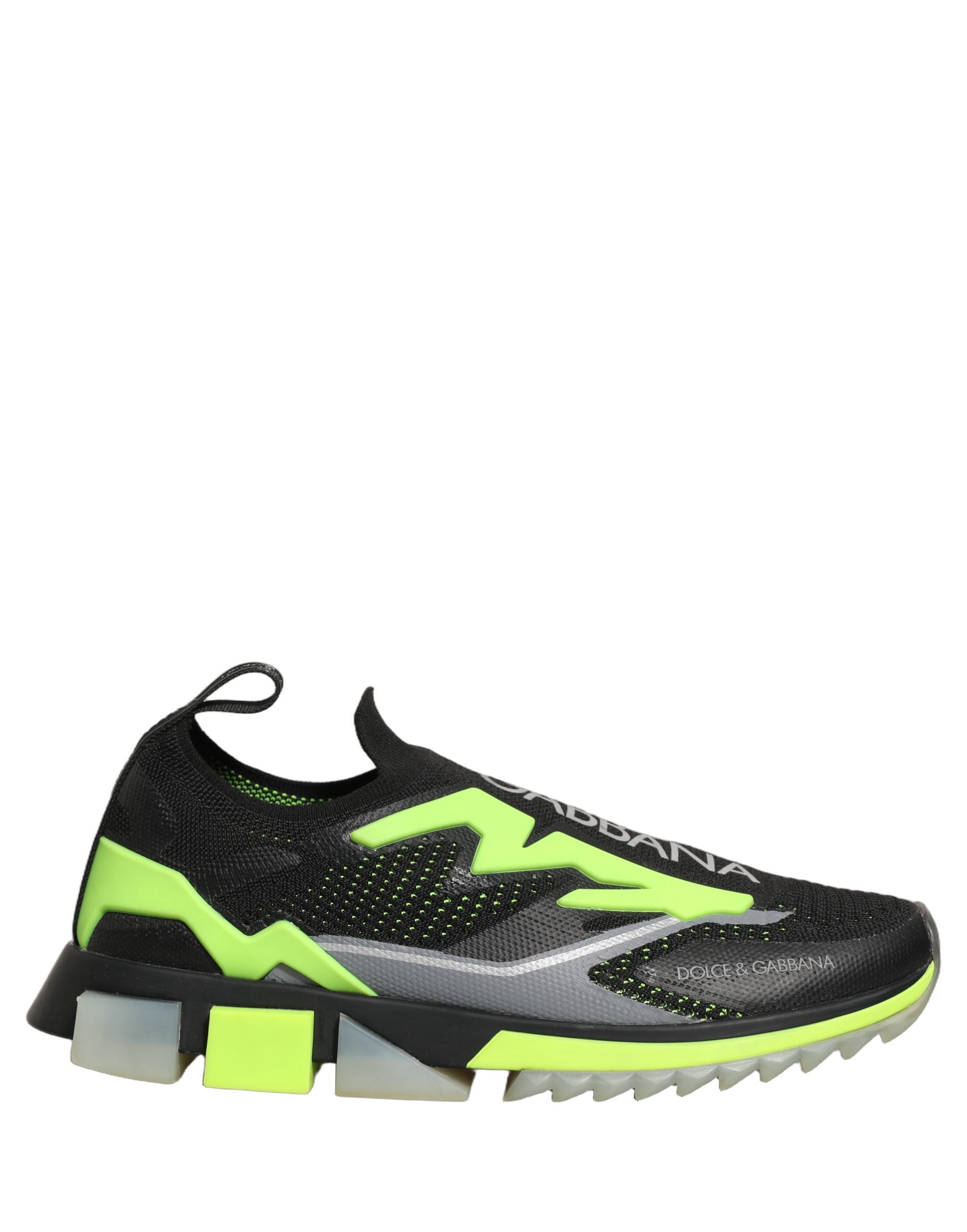 Dolce & Gabbana Black Green Sorrento Low Top Sneakers Shoes Dolce & Gabbana