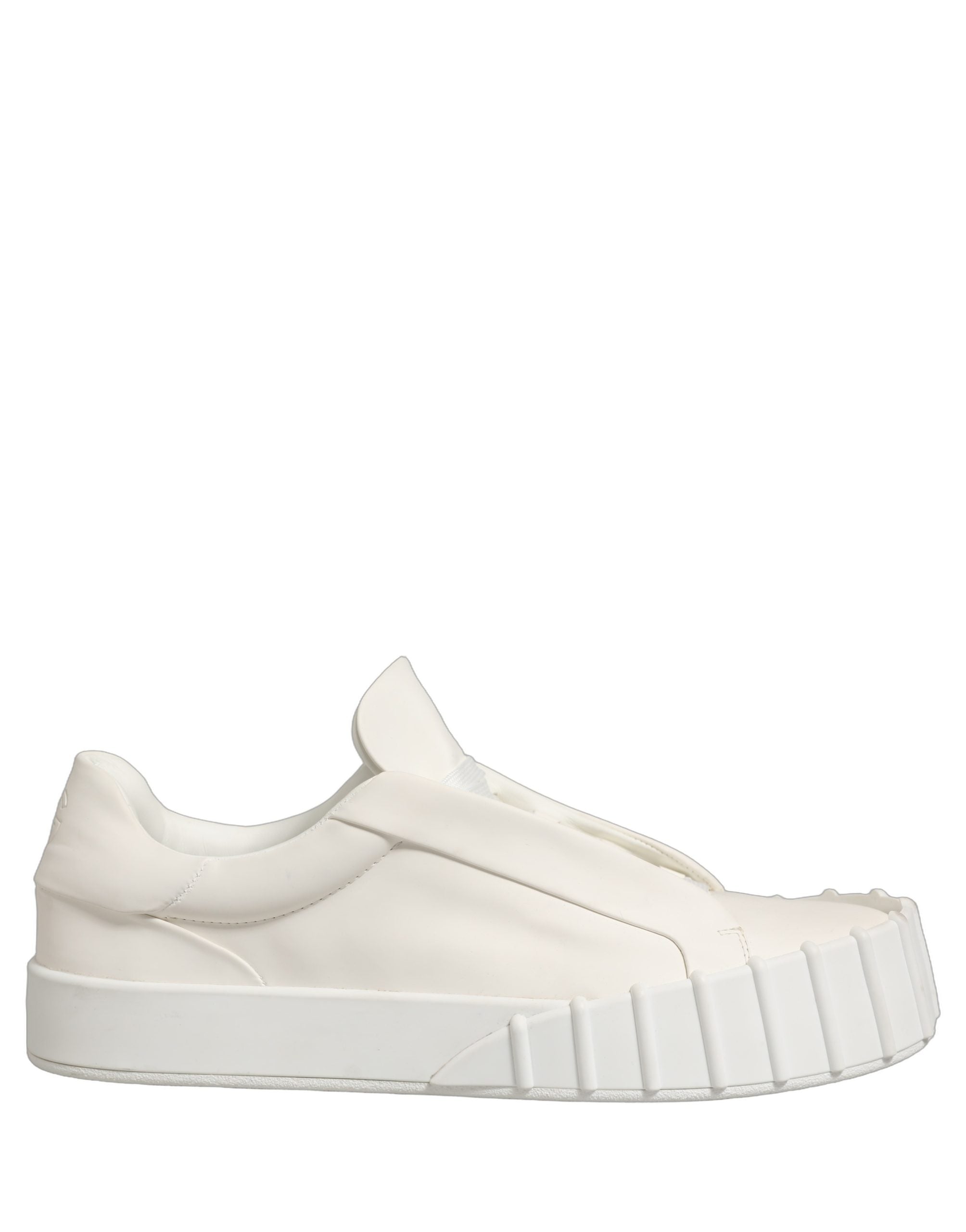 Dolce & Gabbana White Leather Low Top Lace Up Sneakers Shoes Dolce & Gabbana