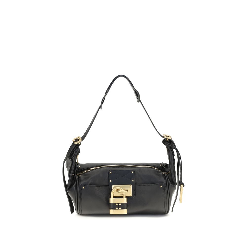 Chloé Black Calf Leather Bos Taurus Shoulder Bag Chloé