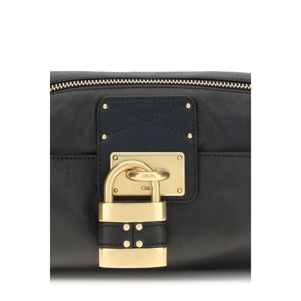 Chloé Black Calf Leather Bos Taurus Shoulder Bag Chloé