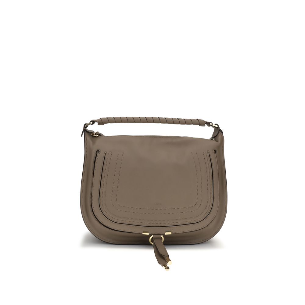 Chloé Beige Calf Leather Bos Taurus Shoulder Bag Chloé