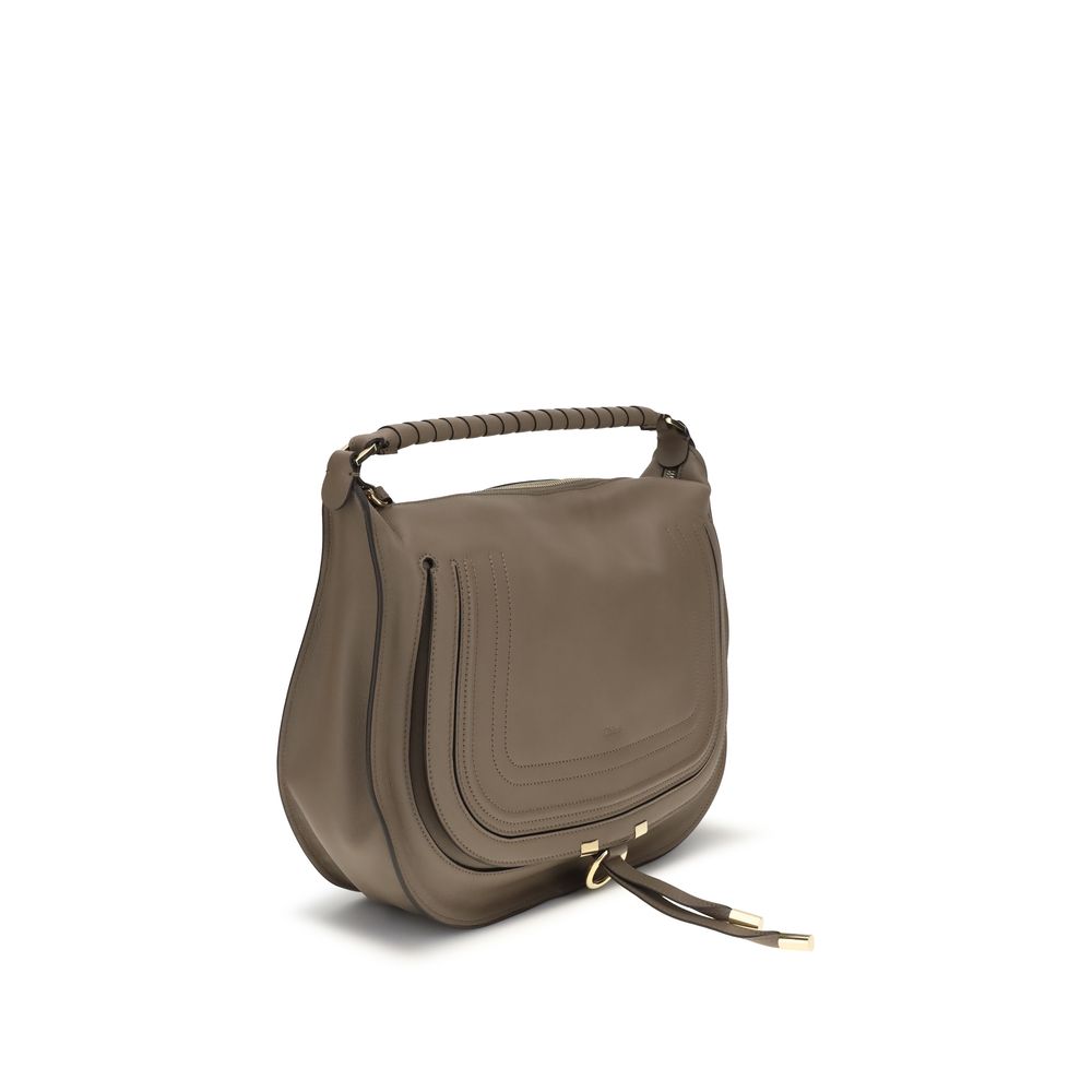 Chloé Beige Calf Leather Bos Taurus Shoulder Bag Chloé