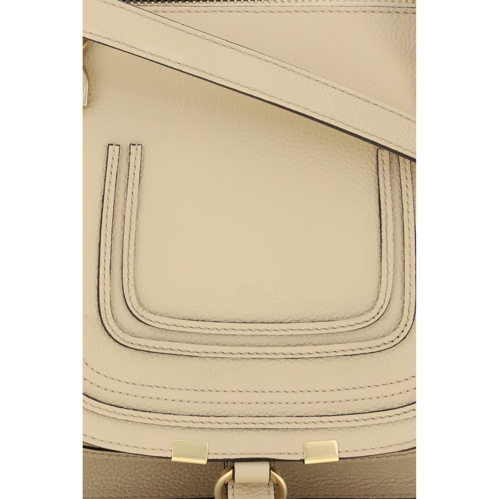 Chloé Beige Calf Leather Bos Taurus Shoulder Bag Chloé