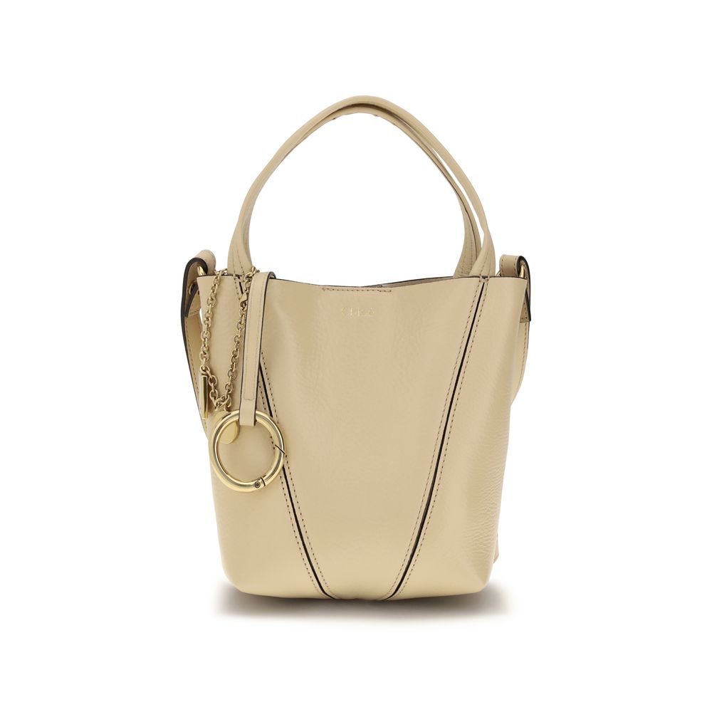 Chloé Beige Calf Leather Bos Taurus Shoulder Bag Chloé