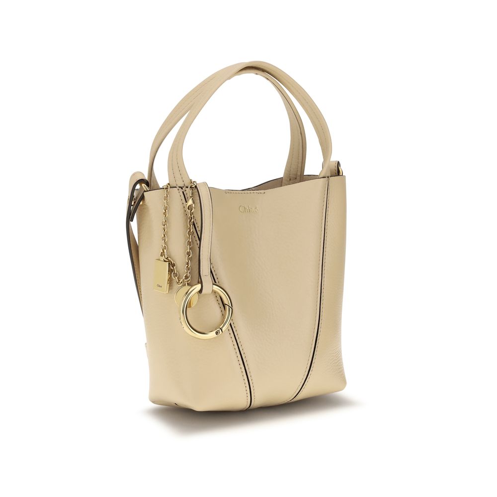 Chloé Beige Calf Leather Bos Taurus Shoulder Bag Chloé