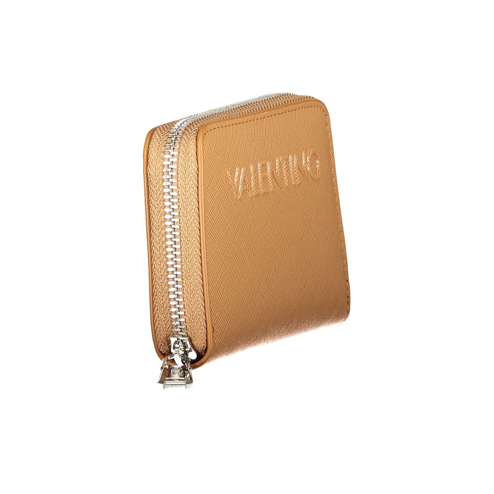 Valentino Brown Polyurethane Women's Wallet Valentino