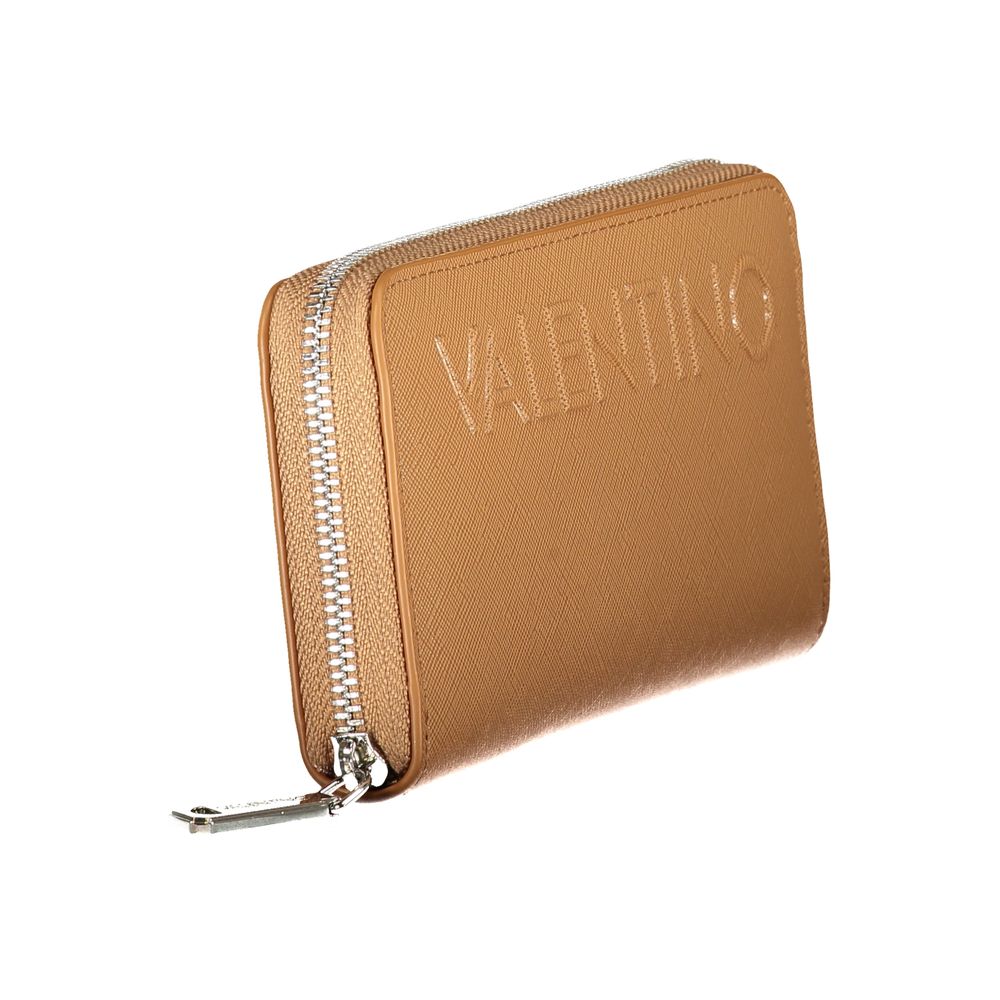 Valentino Brown Polyurethane Women's Wallet Valentino