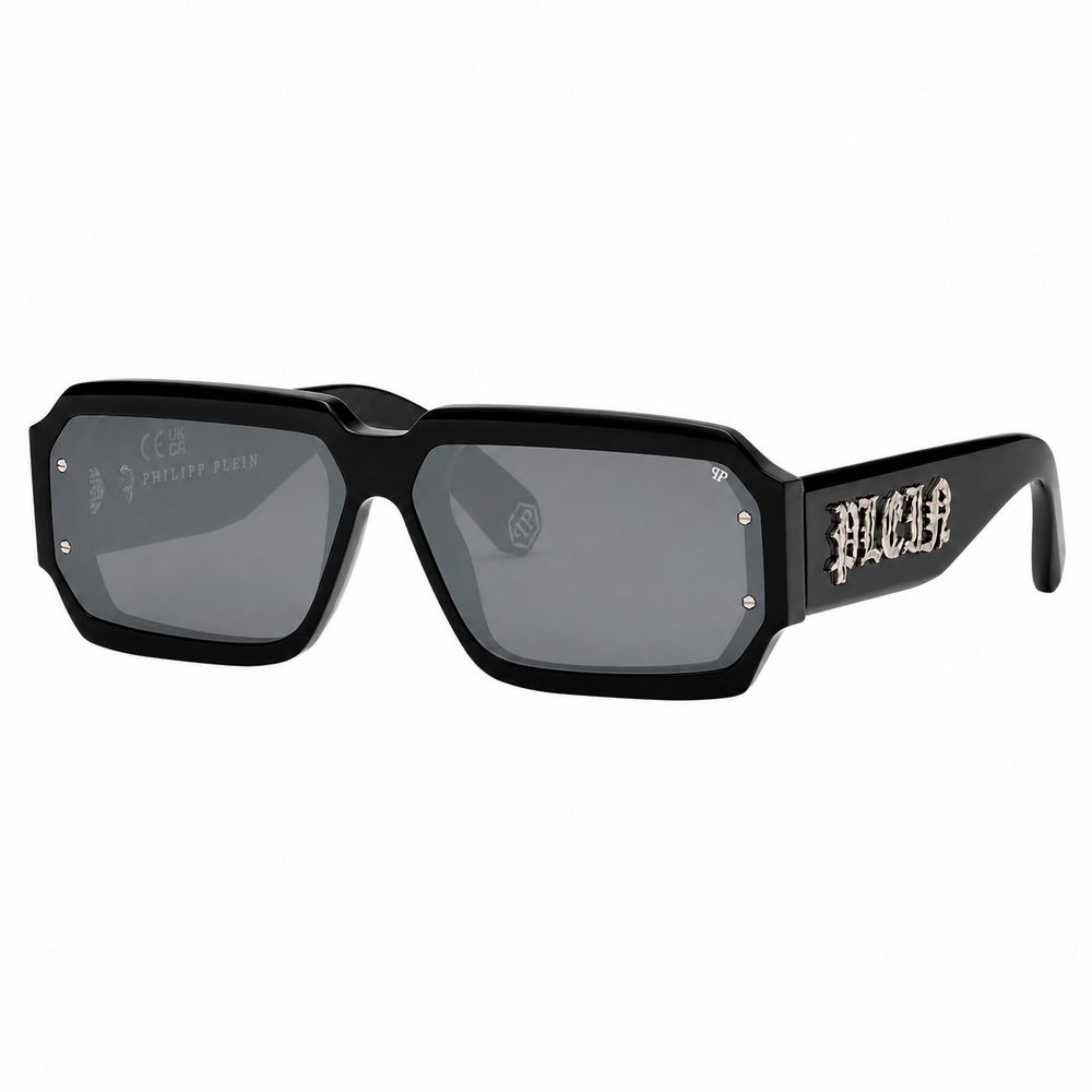 Philipp Plein Black Acetate Sunglasses Philipp Plein