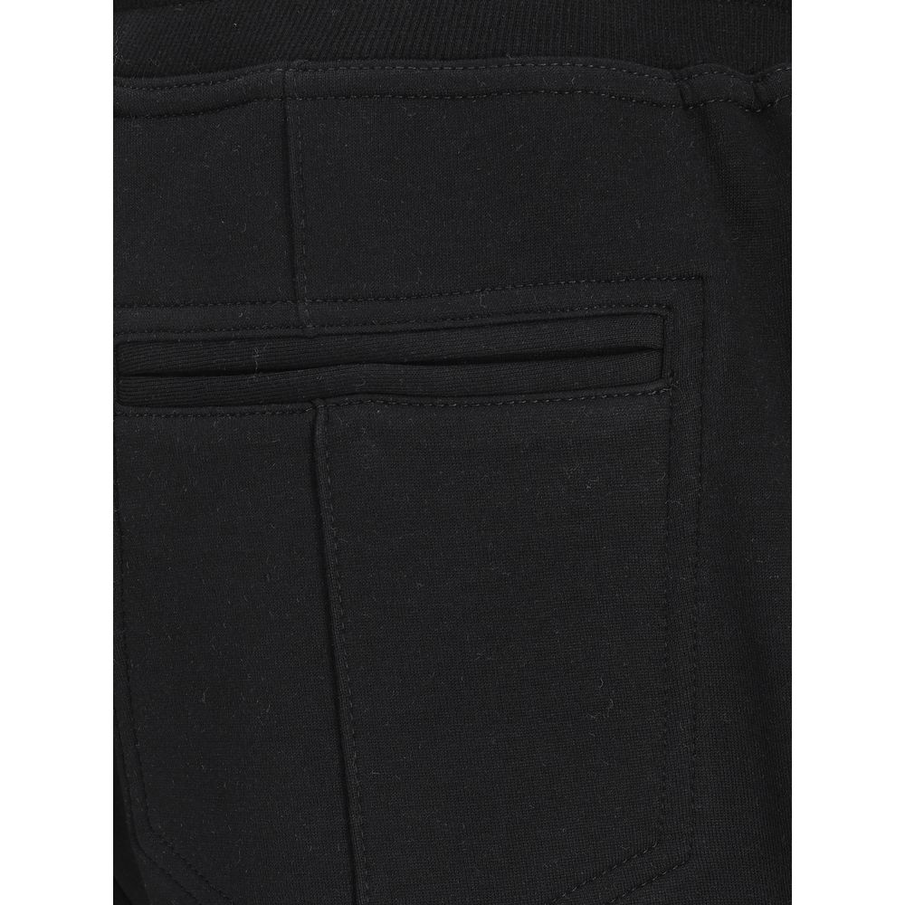 Brunello Cucinelli Black Cotton Joggers (Workout Pants) Brunello Cucinelli