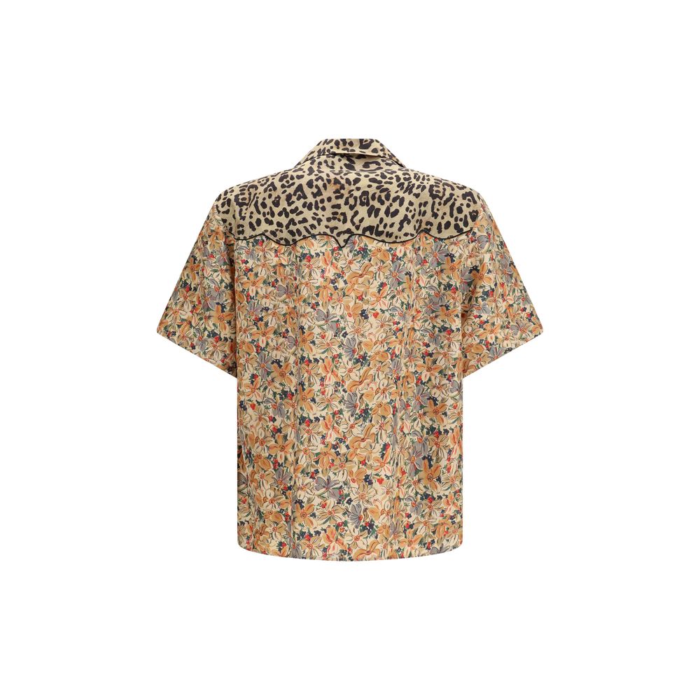 Valentino Multicolor Silk Pattern Shirt Valentino