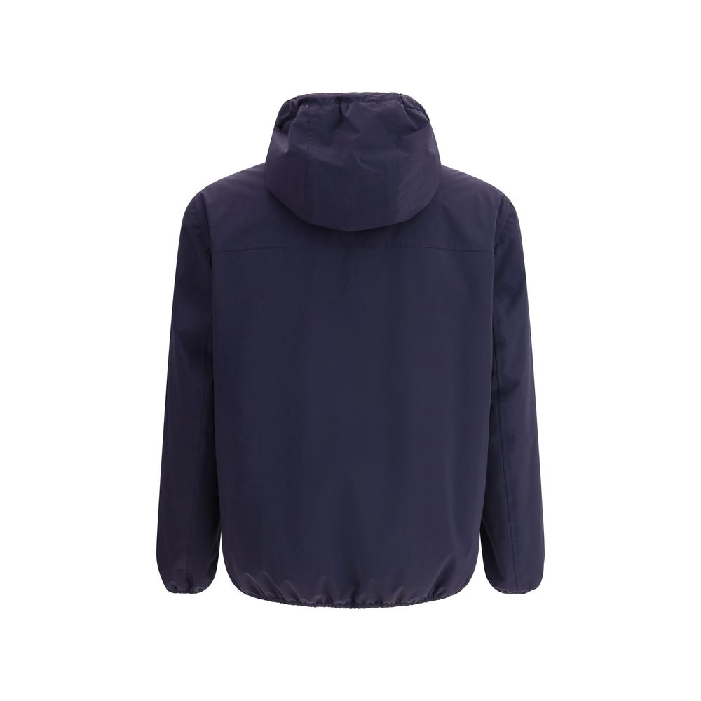 Brunello Cucinelli Blue Polyamide Shell Jacket Brunello Cucinelli