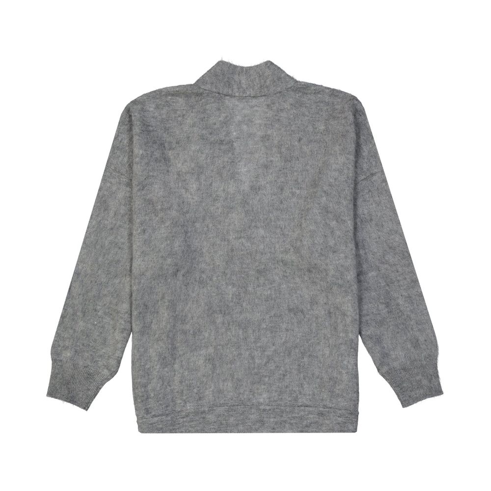 Brunello Cucinelli Gray Wool Sweatshirt Brunello Cucinelli