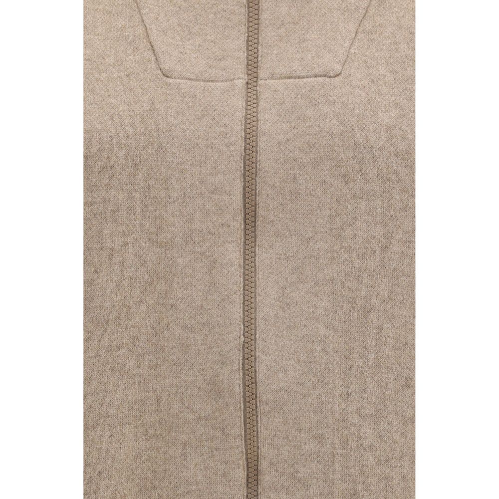 Brunello Cucinelli Beige Cashmere Cardigan Brunello Cucinelli
