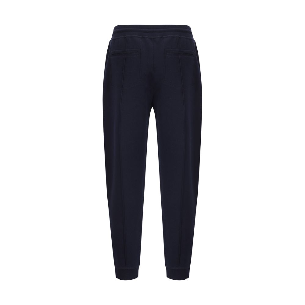 Brunello Cucinelli Blue Cotton Joggers (Workout Pants) Brunello Cucinelli