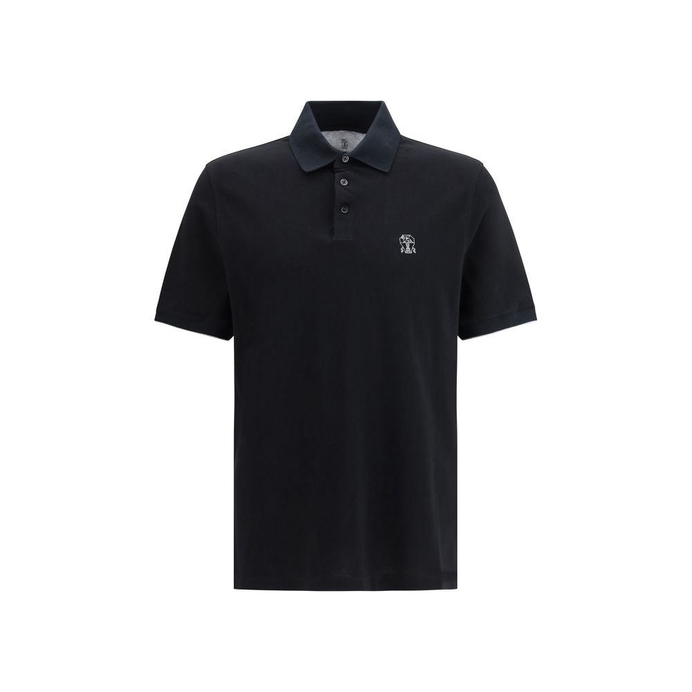 Brunello Cucinelli Black Cotton Shirt Brunello Cucinelli