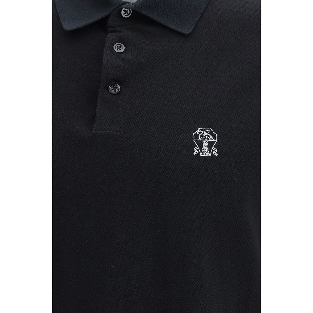 Brunello Cucinelli Black Cotton Shirt Brunello Cucinelli