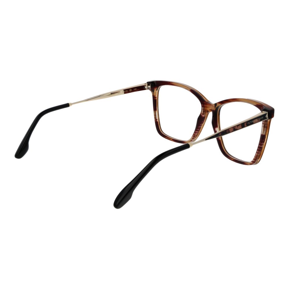 Victoria Beckham Brown Metal & Plastic Glasses (Frames) Victoria Beckham