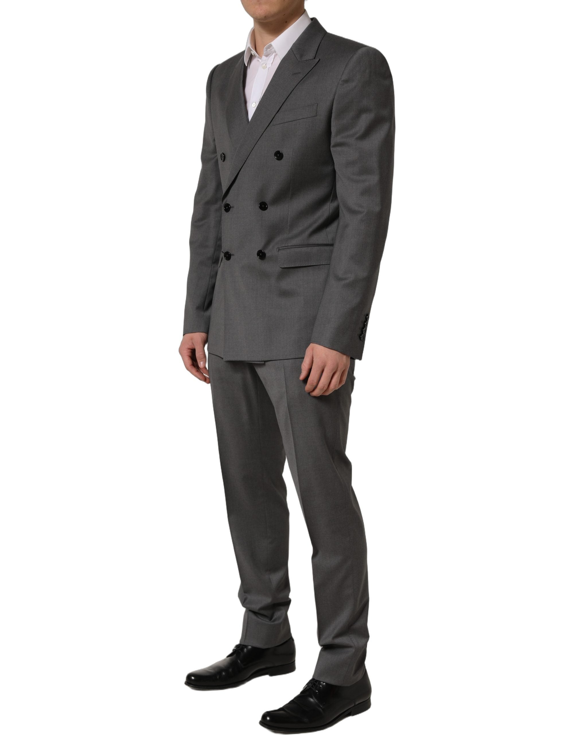 Dolce & Gabbana Gray MARTINI Slim Fit Formal 2Piece Men Suit Dolce & Gabbana