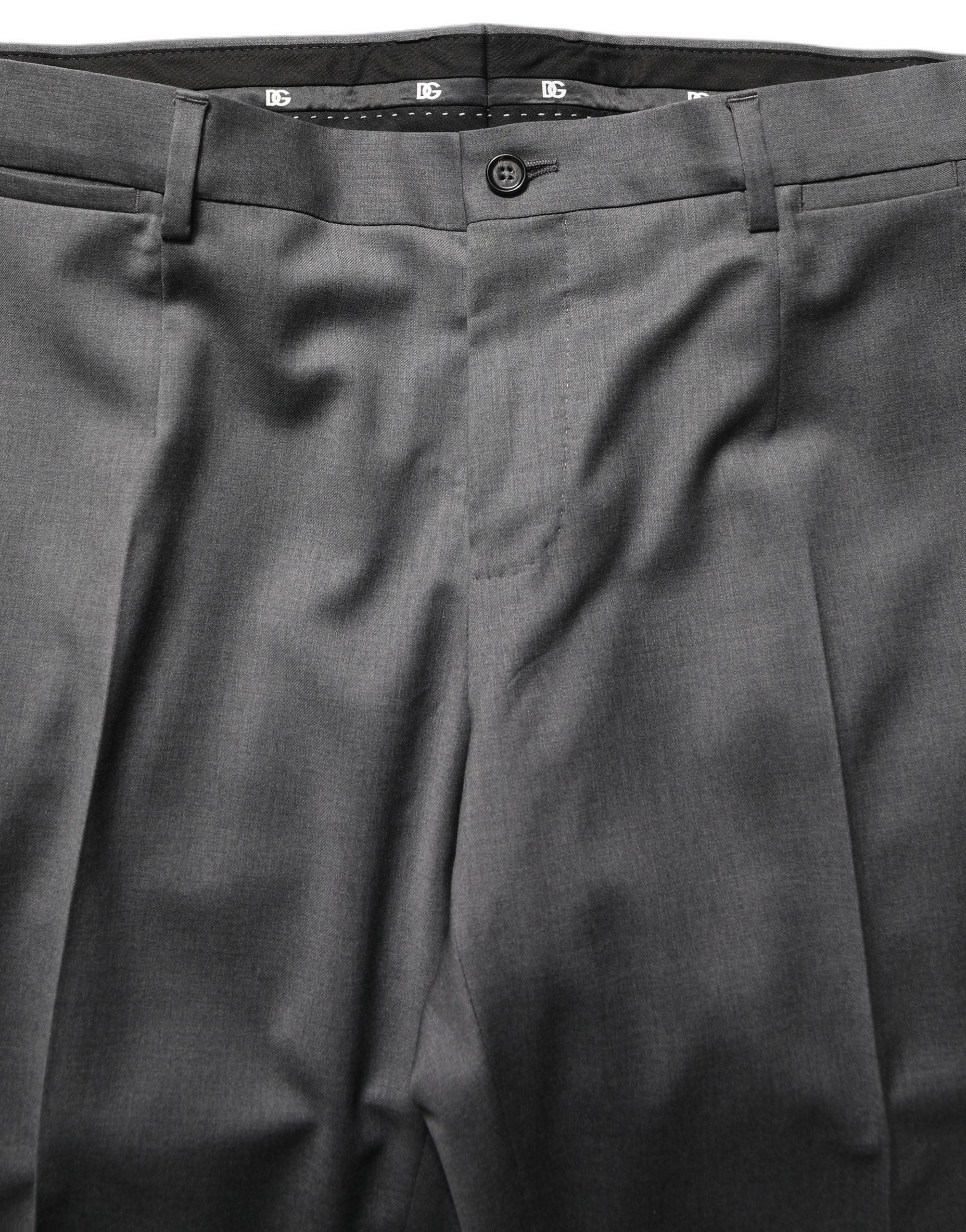 Dolce & Gabbana Gray MARTINI Slim Fit Formal 2Piece Men Suit Dolce & Gabbana