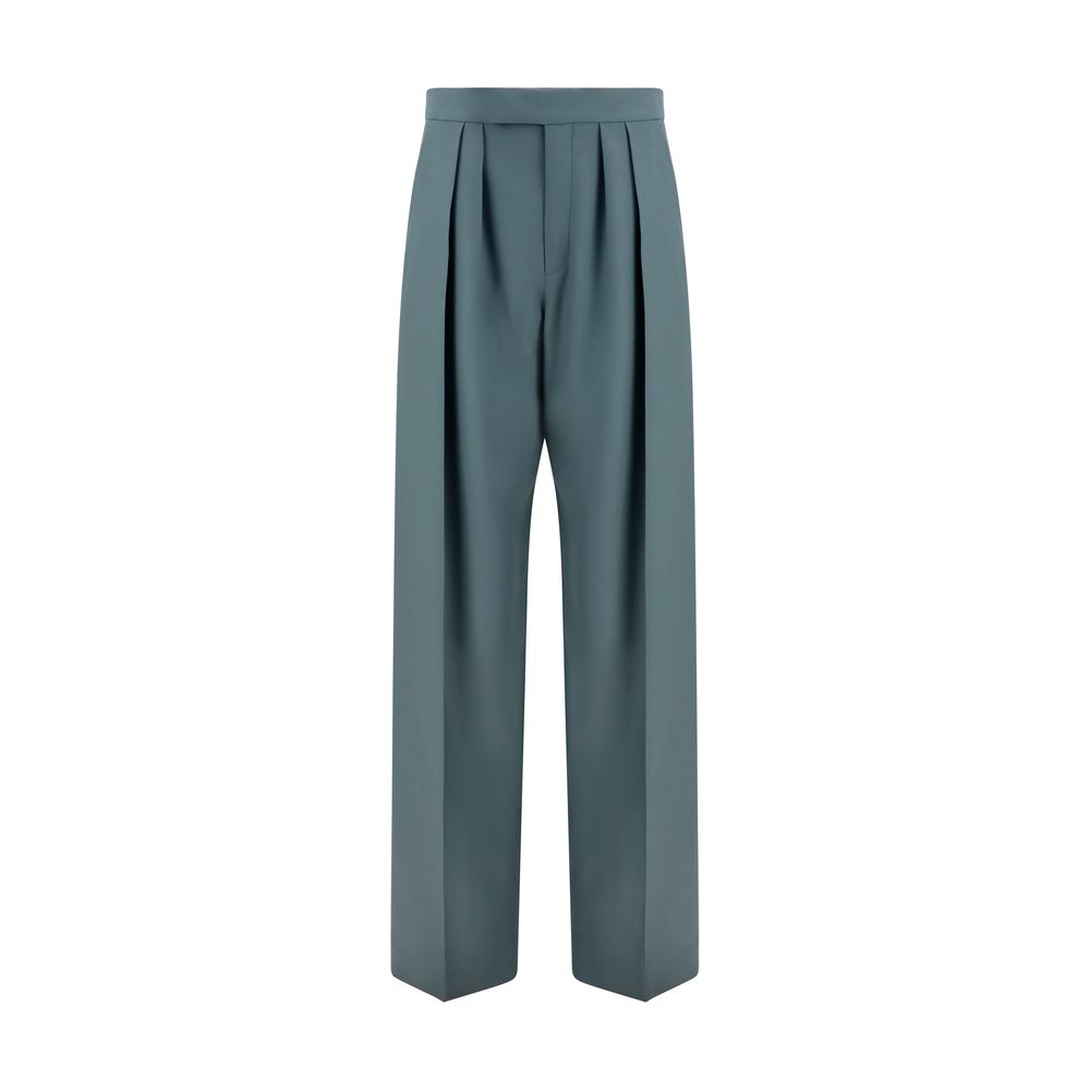 Chloé Bicolor Wool Oves Aries Dress Pants Chloé