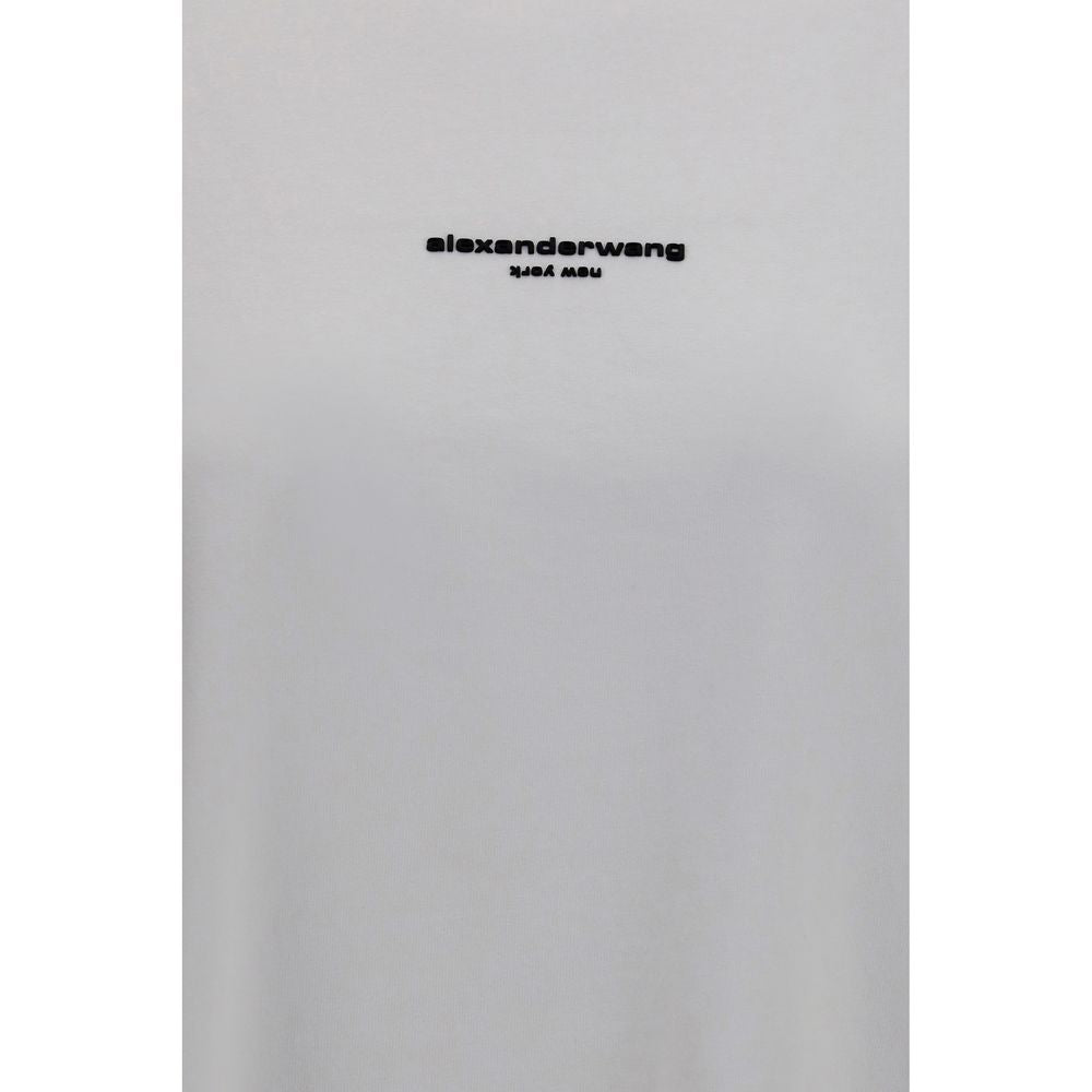 Alexander Wang White Cotton T-Shirt Alexander Wang