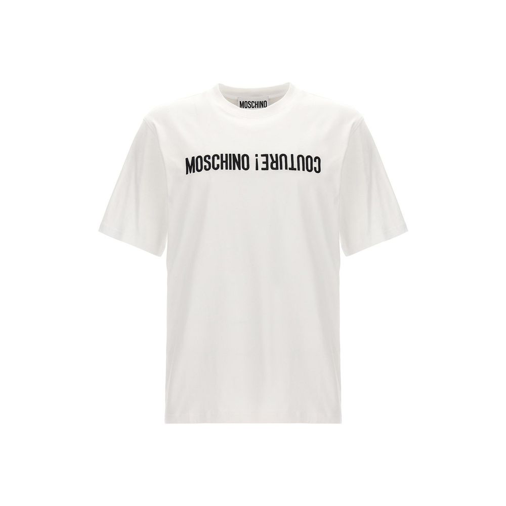 Moschino White Cotton T-Shirt Moschino