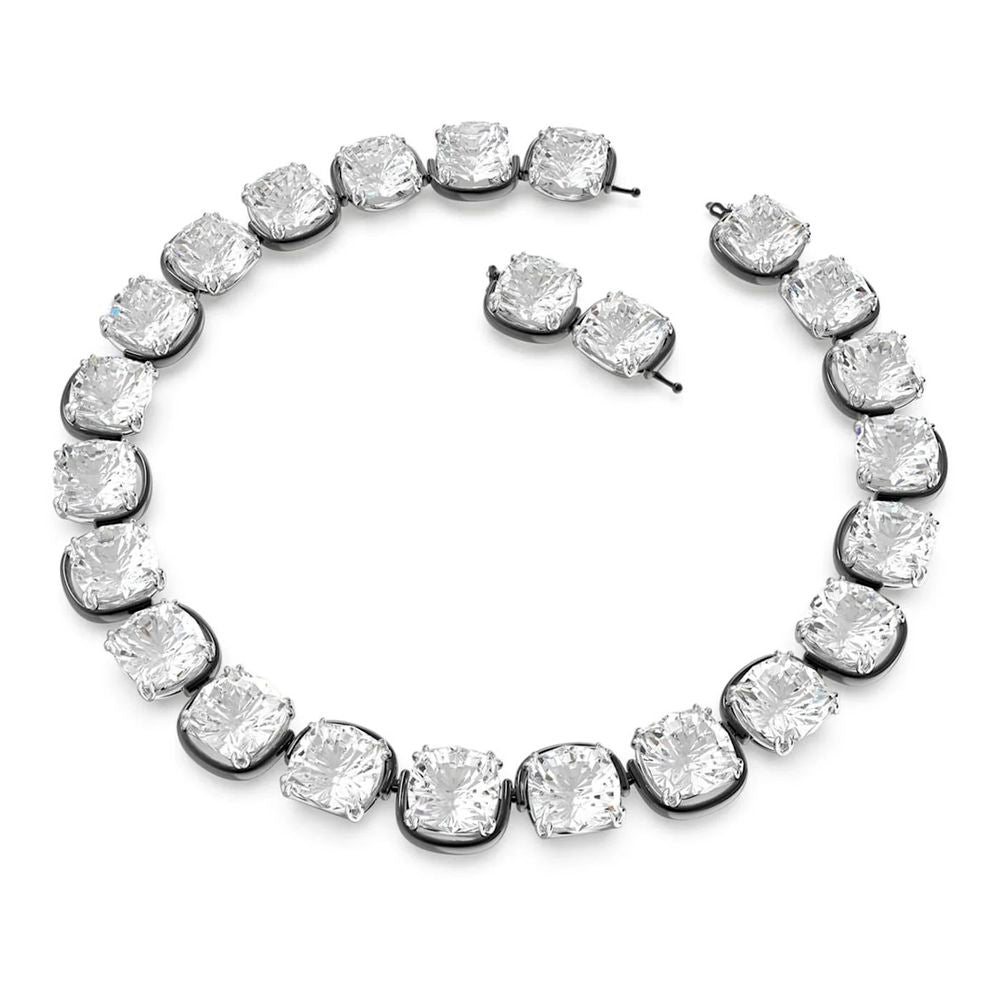 Swarovski Gray Glass Necklace Swarovski