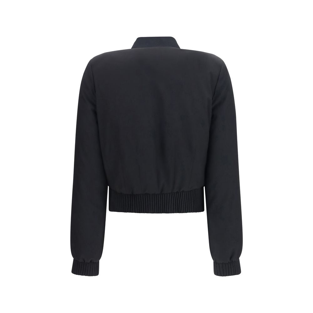Alexander McQueen Black Polyester Bomber Alexander McQueen