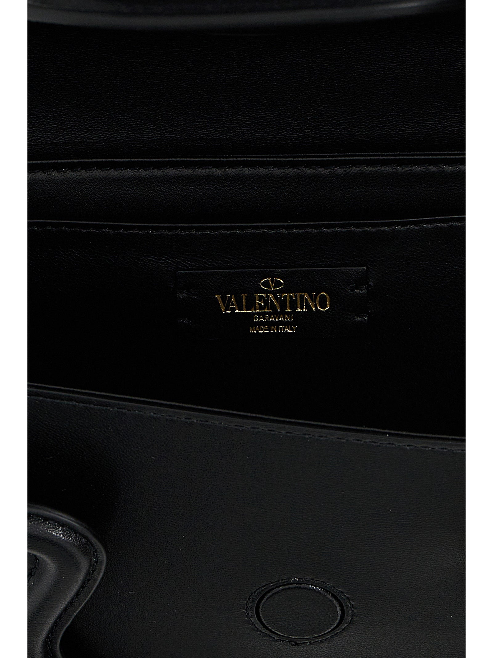 Valentino Garavani Black Leather Shoulder Bag Valentino Garavani