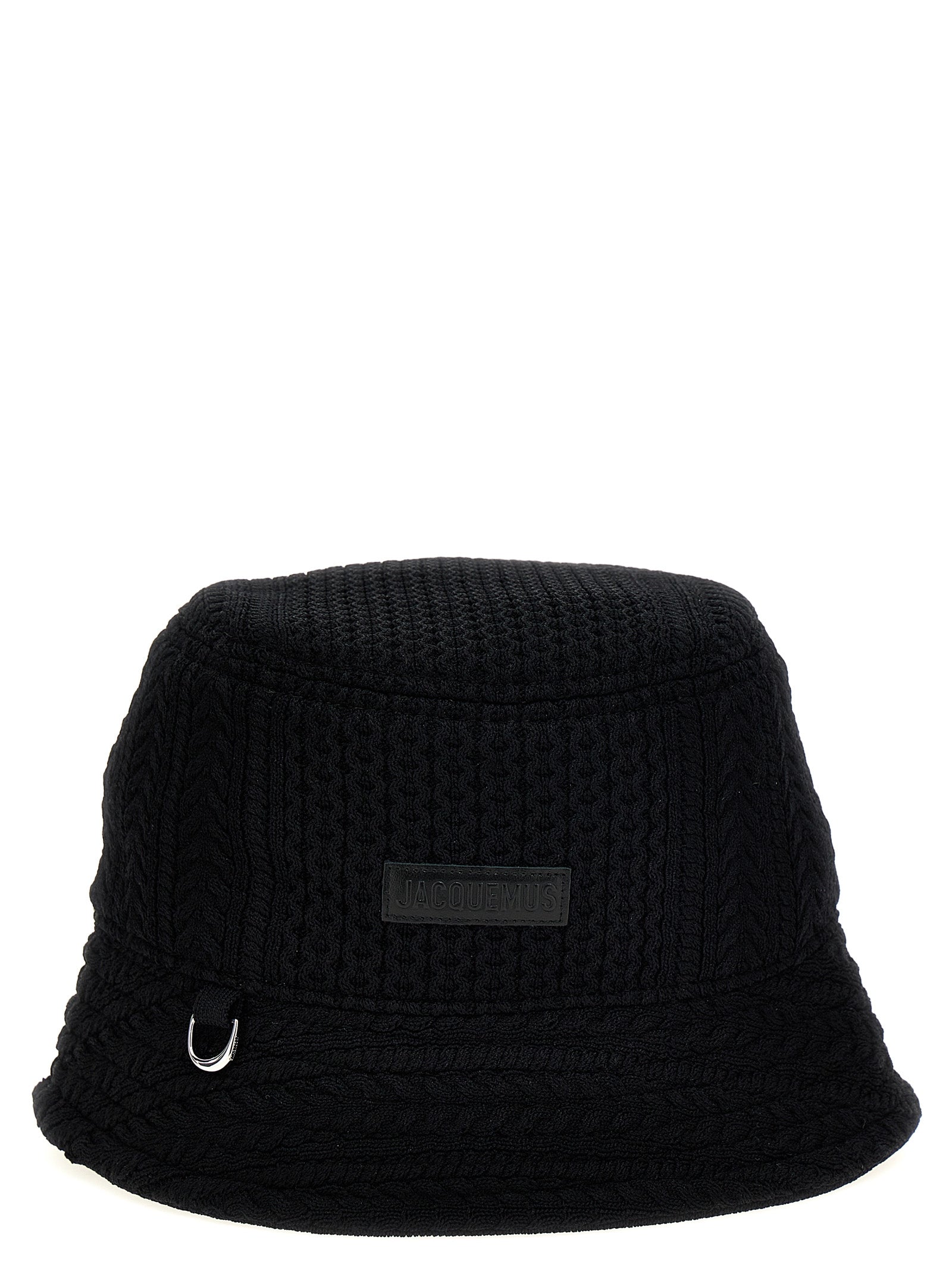 Jacquemus Black Viscose Bucket Hat Jacquemus