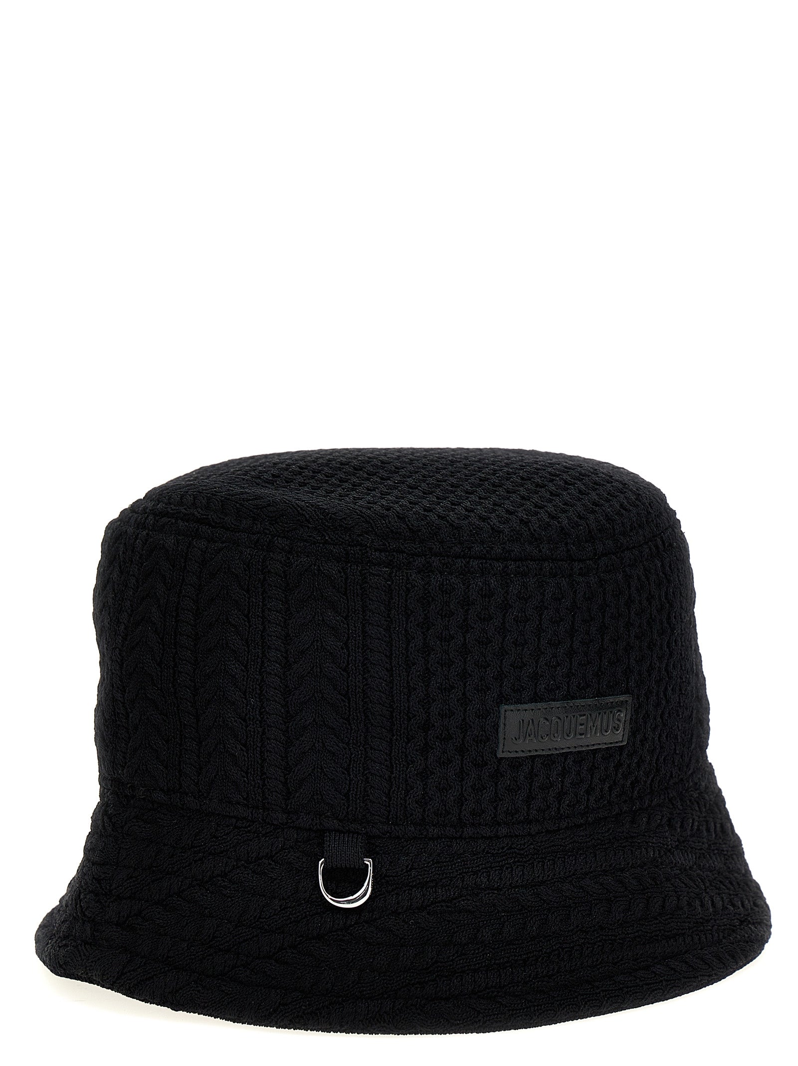Jacquemus Black Viscose Bucket Hat Jacquemus