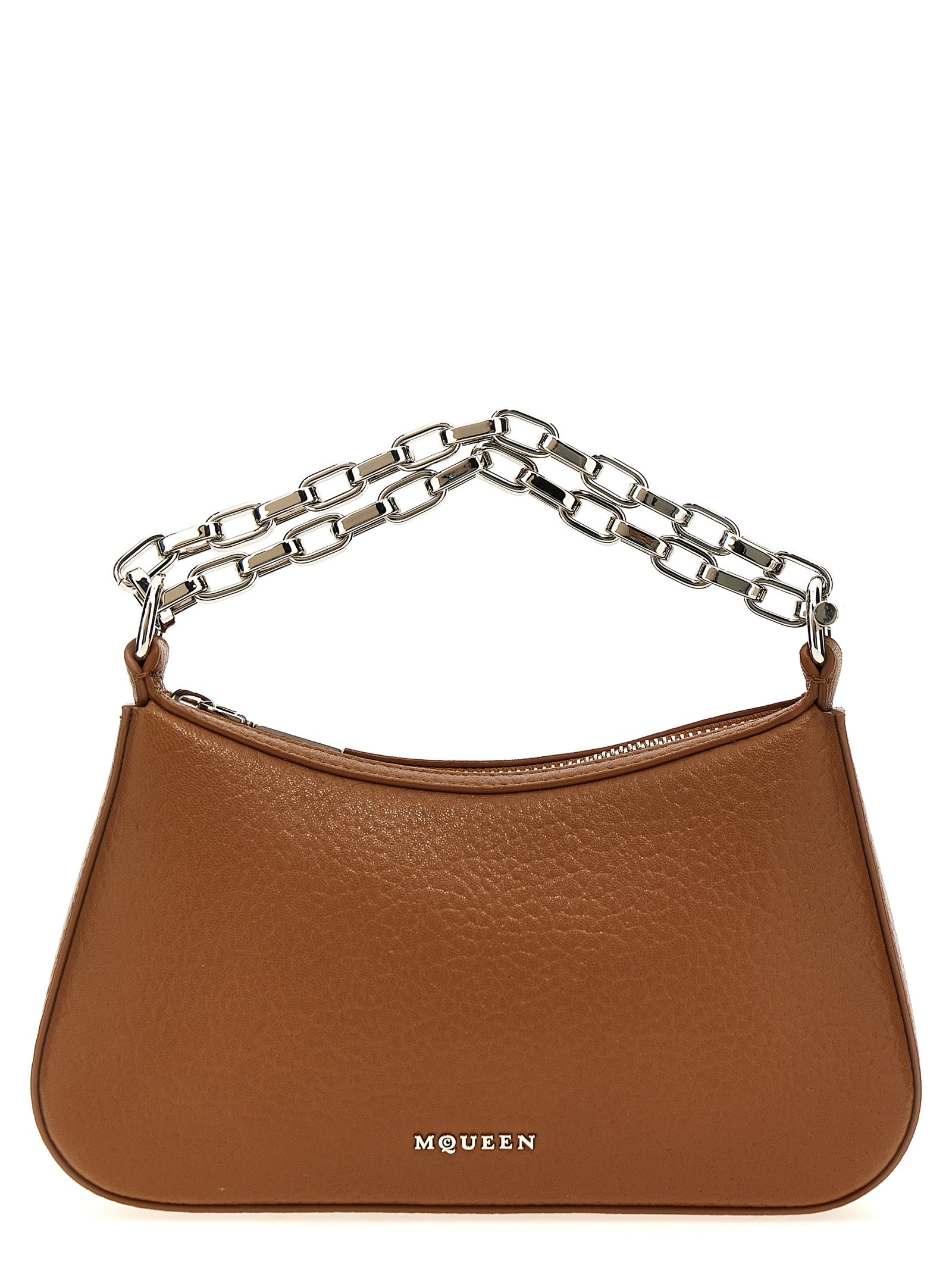 Alexander McQueen Brown Lamb Leather Handbag Alexander McQueen
