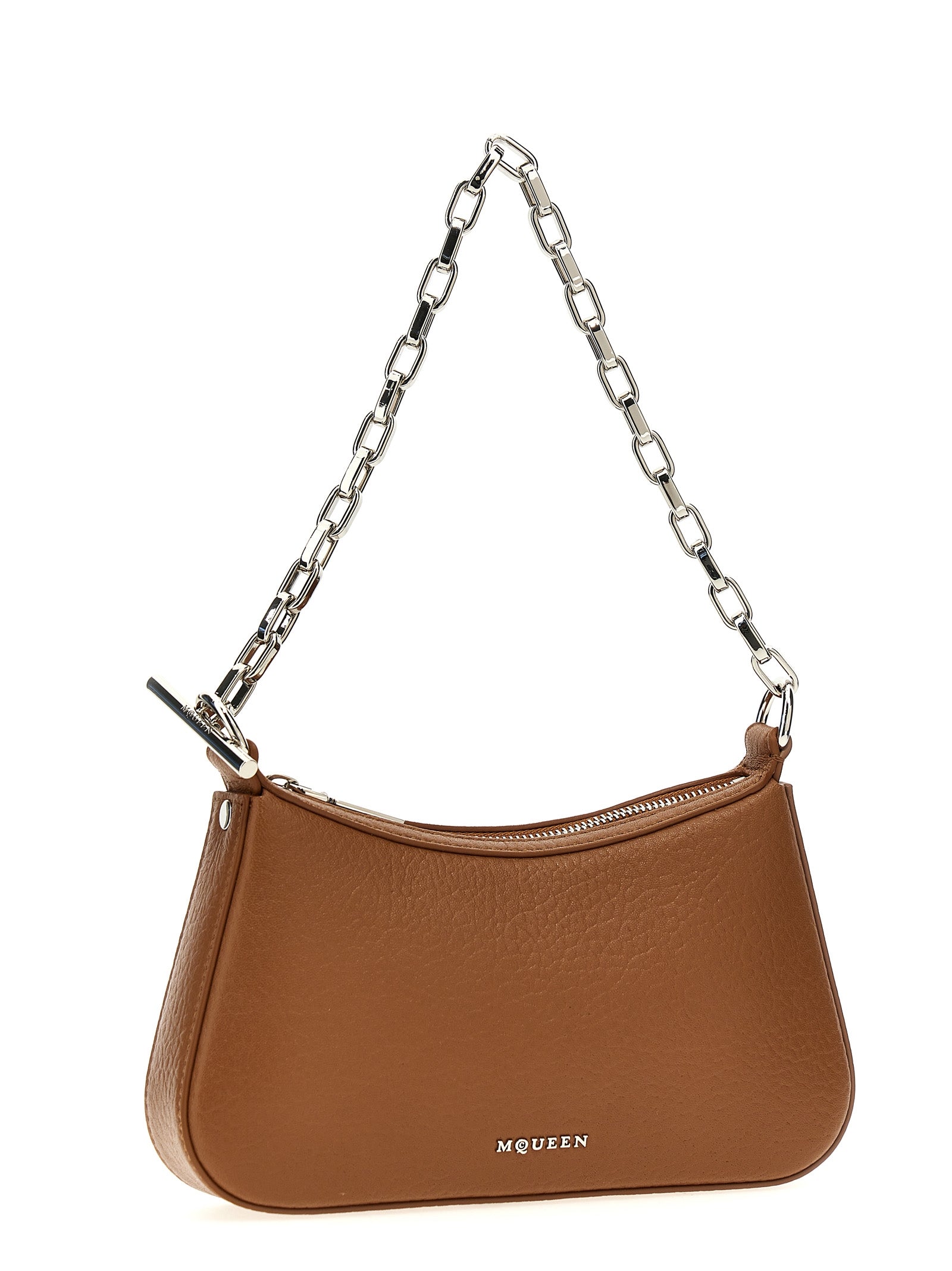Alexander McQueen Brown Lamb Leather Handbag Alexander McQueen