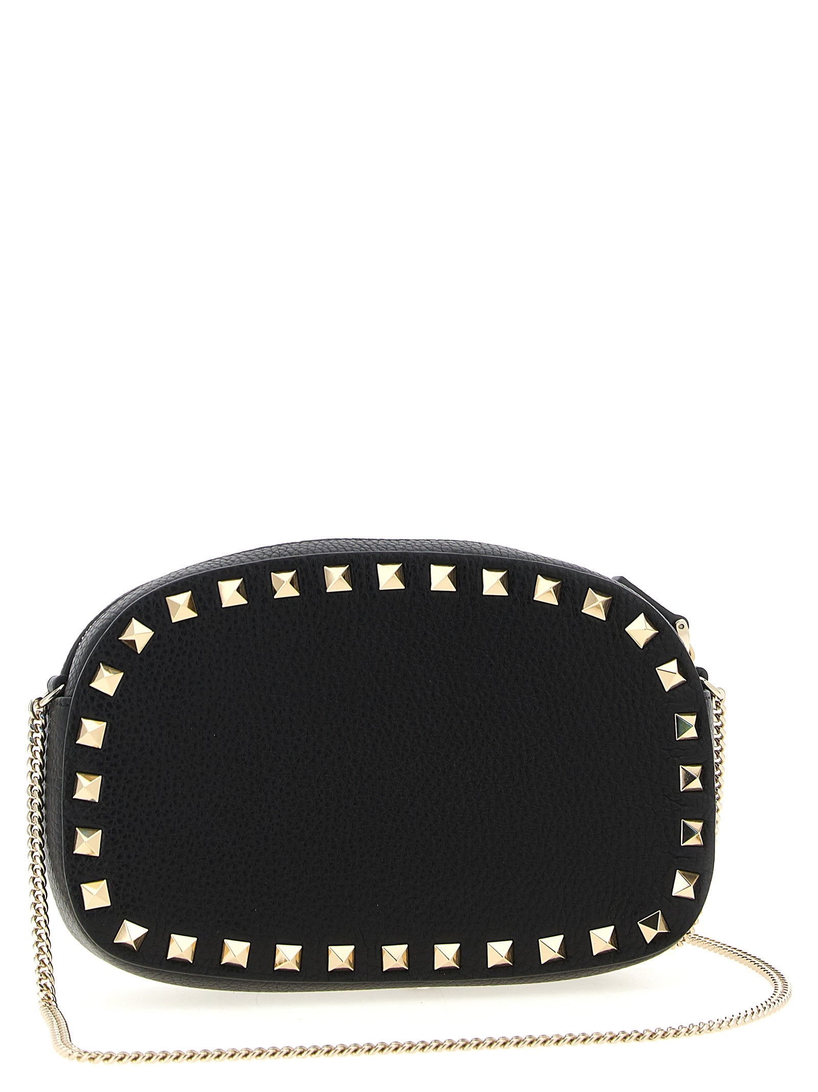 Valentino Garavani Black Calfskin Crossbody Bag Valentino Garavani